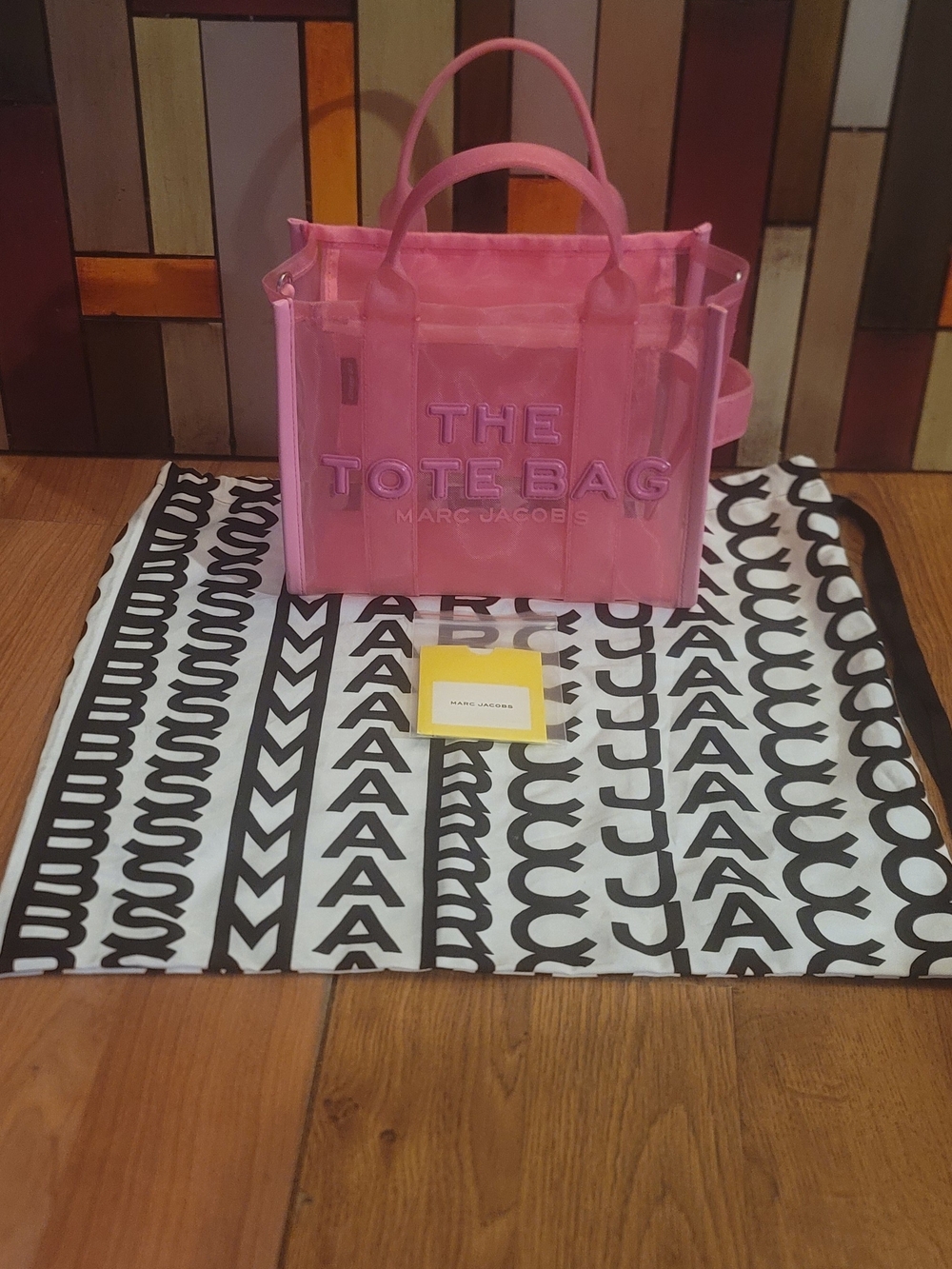 Marc Jacobs Pink The Tote Bag - Clear Pink Carryall